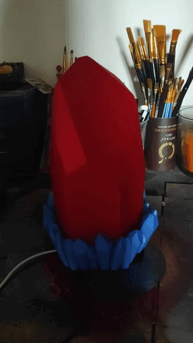 Lampe cristal (Doré, Doré)