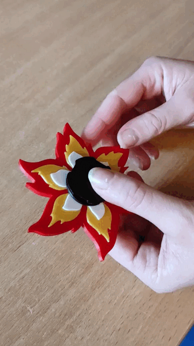 Handspinner feu