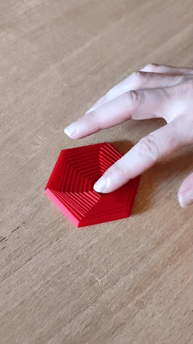 Fidget hexagone